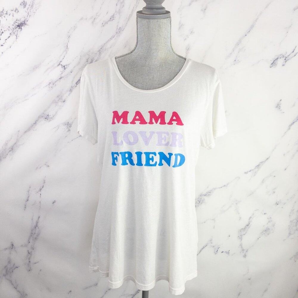 Sundry | Mama Lover Friend Graphic Tee | Sz 3 (Lg)